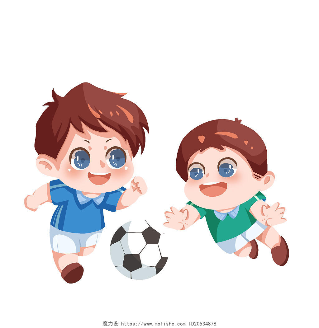踢球的小孩踢球元素体育运动JPG素材踢足球元素